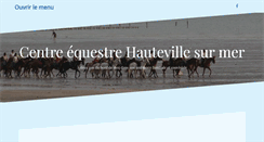 Desktop Screenshot of centre-equestre-hauteville.org